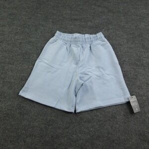 Cernucci Shorts Womens S Blue Relaxed Jersey Sweat Drawstring 27x7 NWT